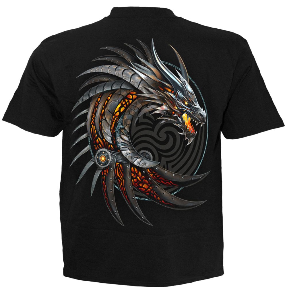 Spiral - Razor Back Herren T-Shirt - Schwarz